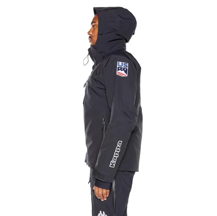 Shop Kappa Tops 6Cento 611P US Ski Jacket Navy