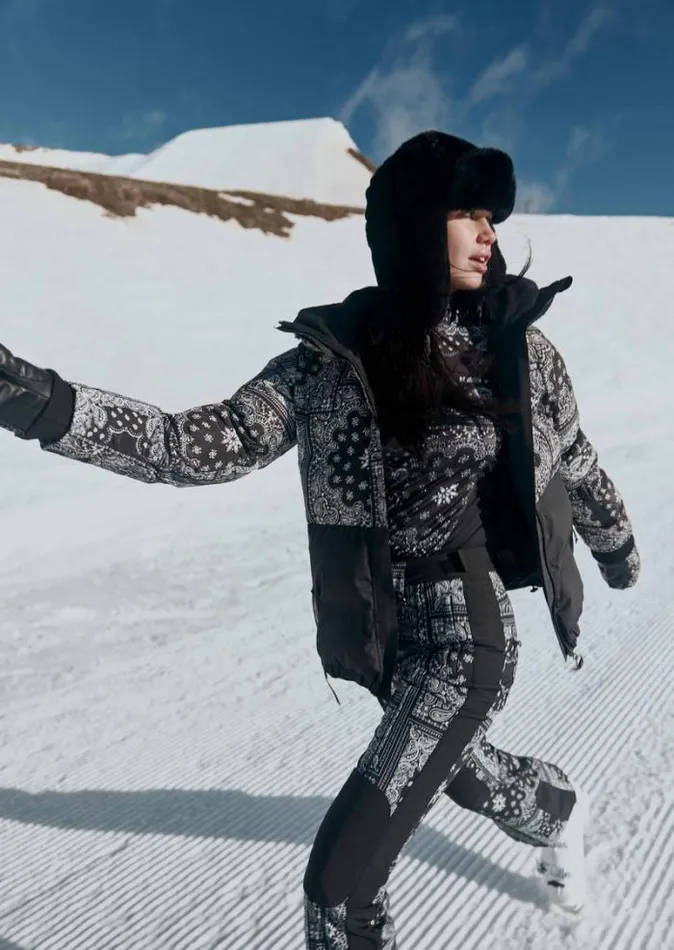 Shop NISEKO SNOW JACKET IN BANDANA PRINT PE Nation Jackets