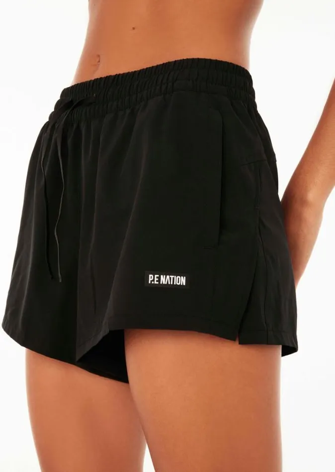 Shop REMATCH SHORT IN BLACK PE Nation Shorts