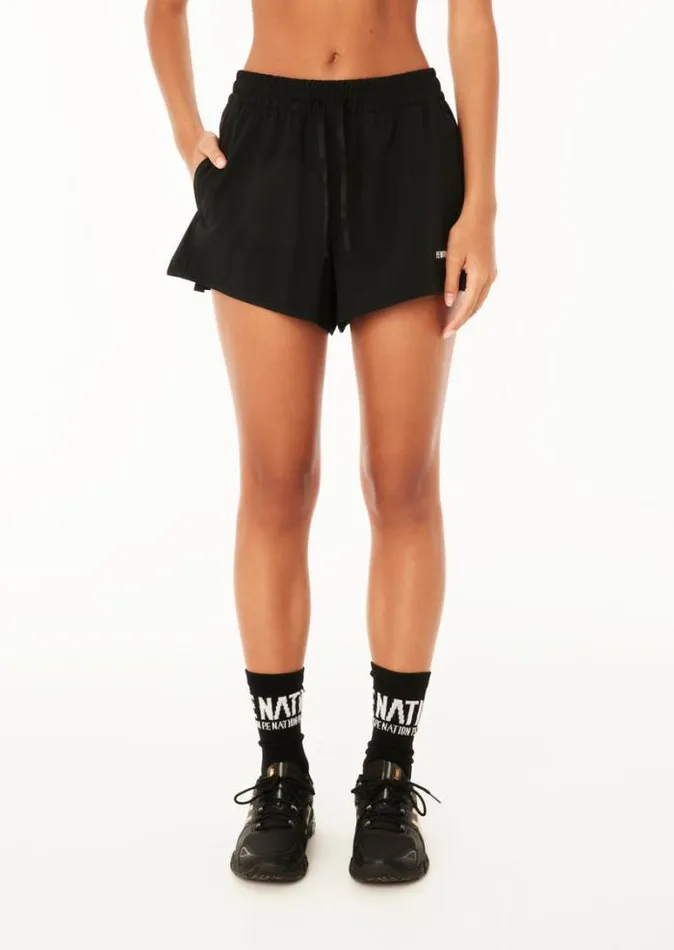Shop REMATCH SHORT IN BLACK PE Nation Shorts