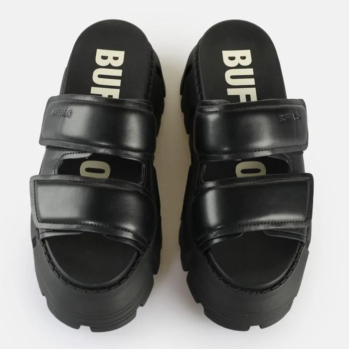 Shop Sandals and Slides BUFFALO Ava Velari Black