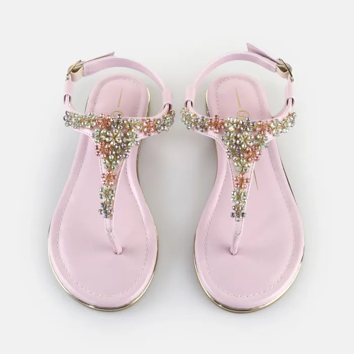 Shop Sandals and Slides BUFFALO Capri Flower Lavender