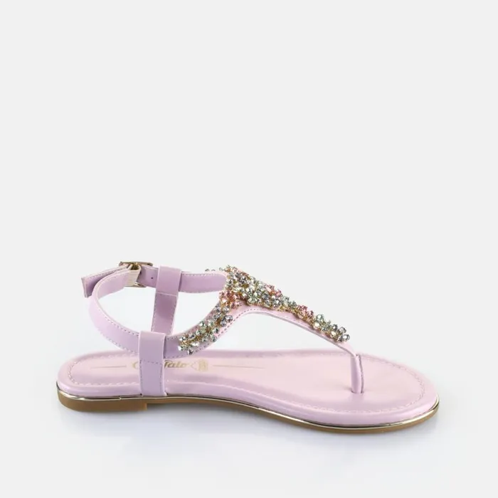 Shop Sandals and Slides BUFFALO Capri Flower Lavender