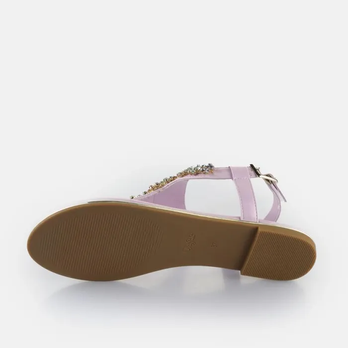 Shop Sandals and Slides BUFFALO Capri Flower Lavender