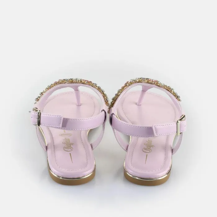 Shop Sandals and Slides BUFFALO Capri Flower Lavender