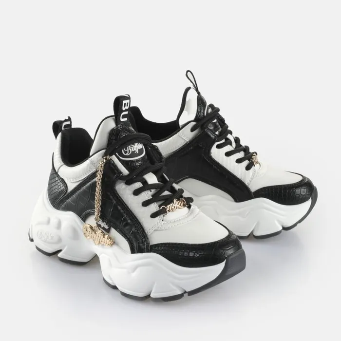Shop Sneakers BUFFALO Binary Glam Blackwhite