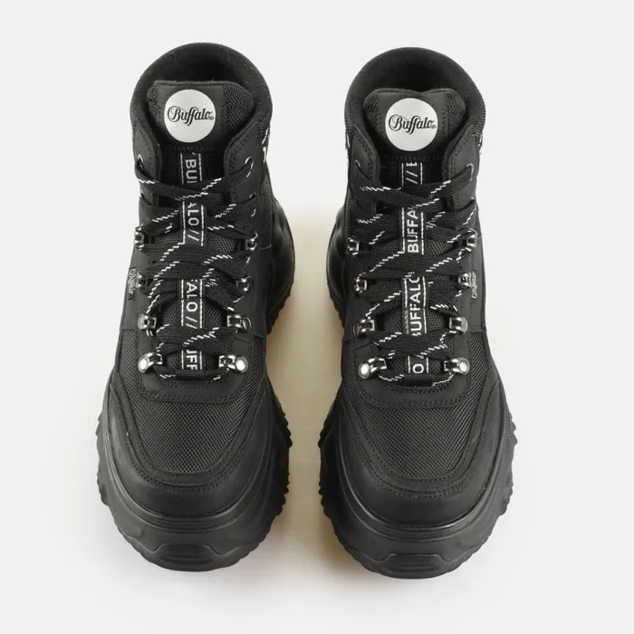 Shop Sneakers BUFFALO Blader Hiking Boot Black
