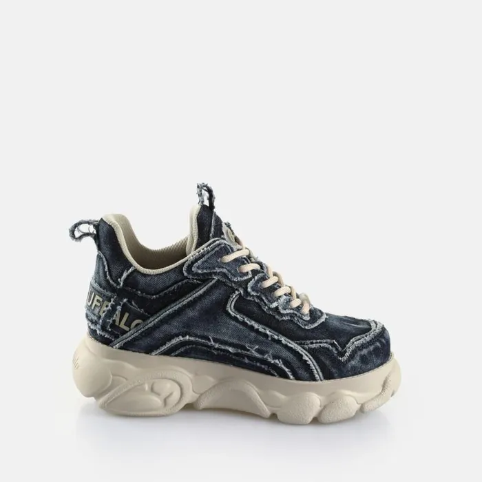 Shop Sneakers BUFFALO CLD Chai Blue Denim