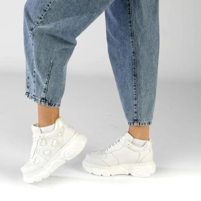 Shop Sneakers BUFFALO CLD Corin Heart Weiwei