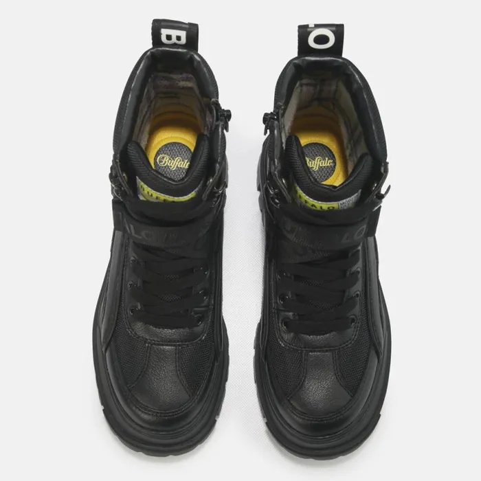 Shop Vegan Shoes BUFFALO Aspha Com1 Men Black
