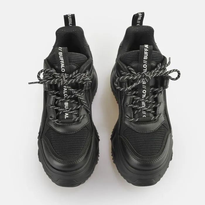 Shop Vegan Shoes BUFFALO Blader Matcha BS Black