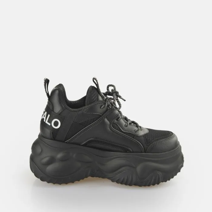 Shop Vegan Shoes BUFFALO Blader Matcha BS Black