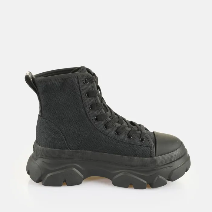 Shop Vegan Shoes BUFFALO Cade Lace Up Hi Black