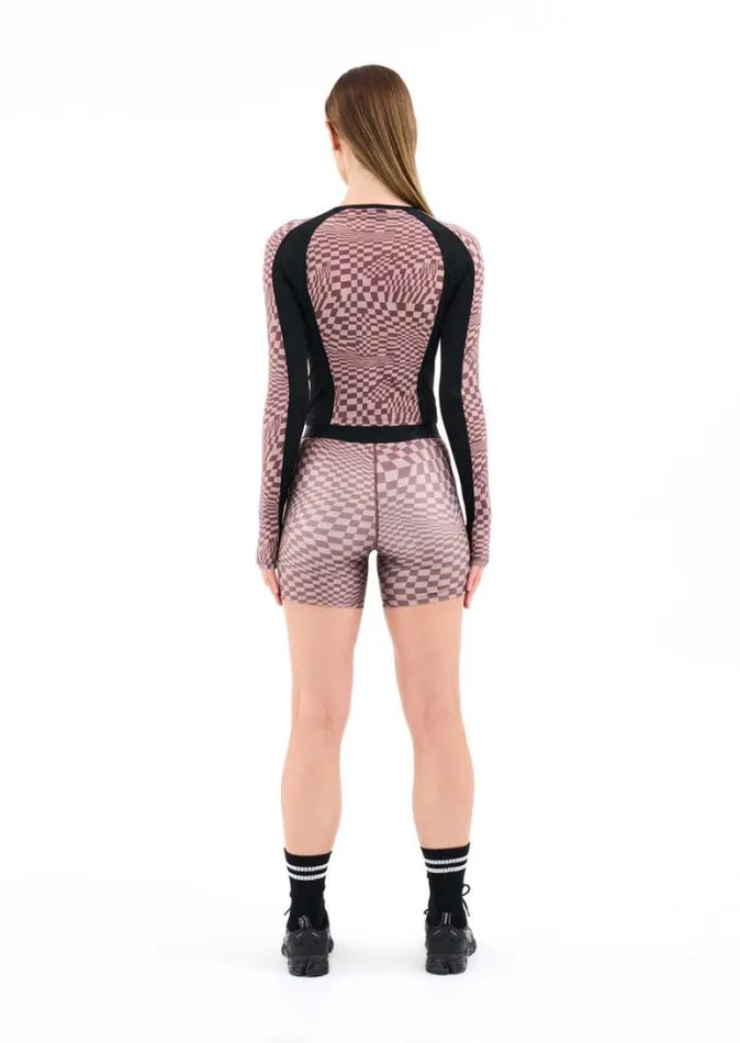 Shop VOYAGER LS TOP IN CHECK PRINT PE Nation Long Sleeve Tops