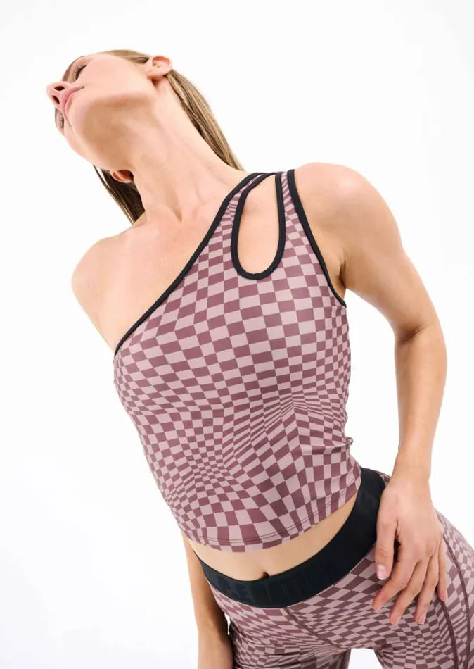 Shop VOYAGER TANK IN CHECK PRINT PE Nation Tees and Tanks