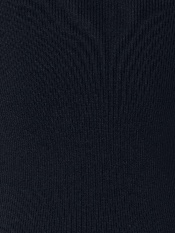 Silk Cotton Fine Rib Vneck Sweater Black Women Akris Knitwear