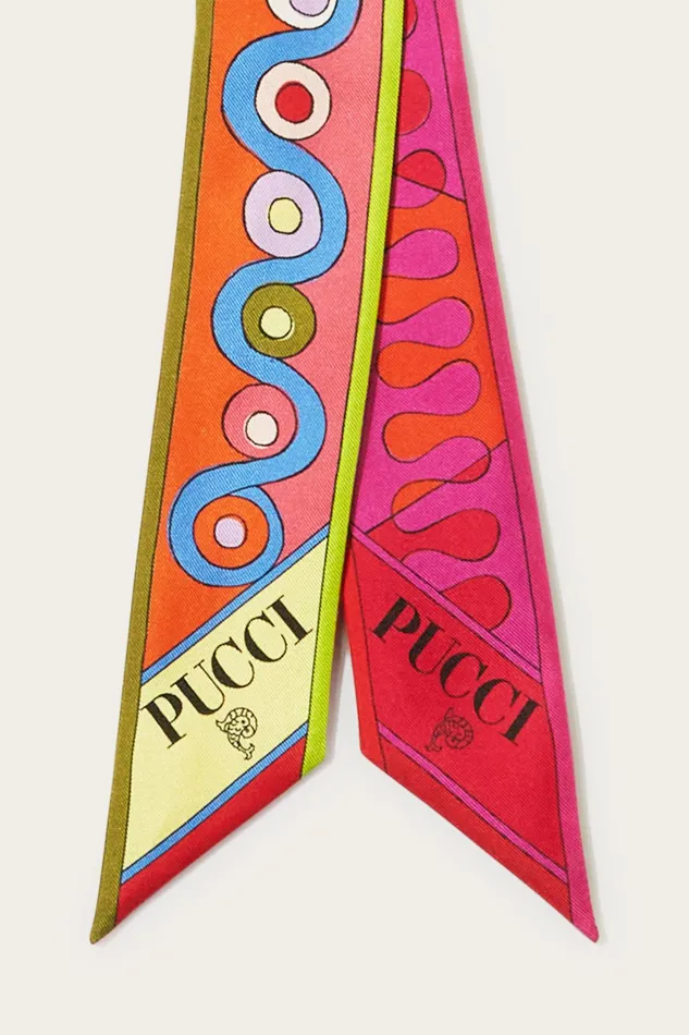 Silks Women PUCCI Iride And LeocornoPrint SilkTwill Scarf