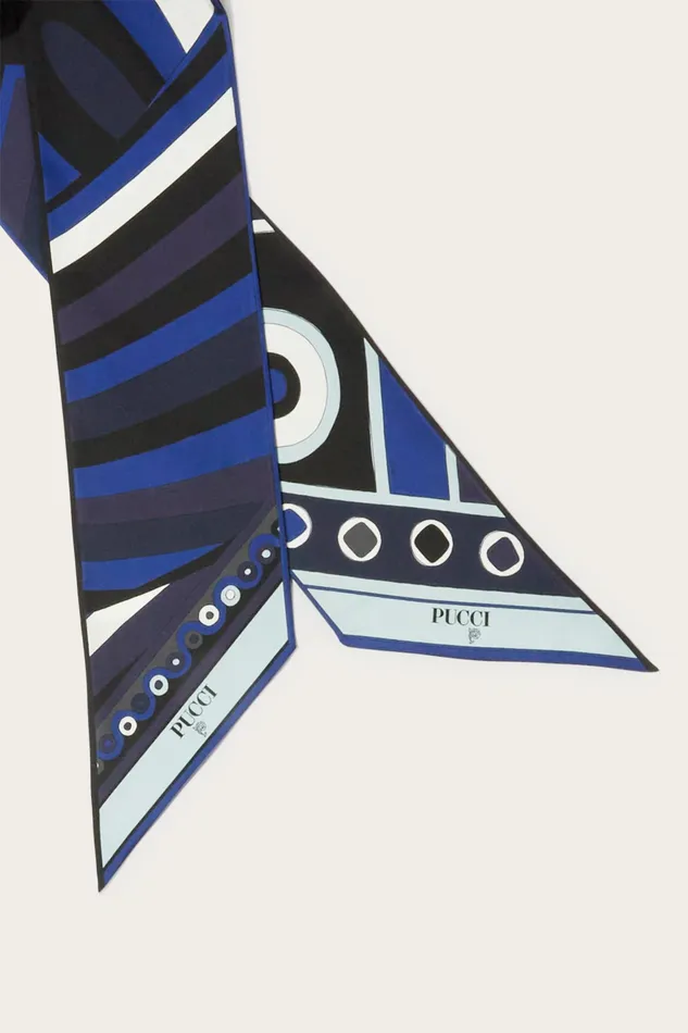 Silks Women PUCCI Iride And VivaraPrint SilkTwill Maxi Scarf