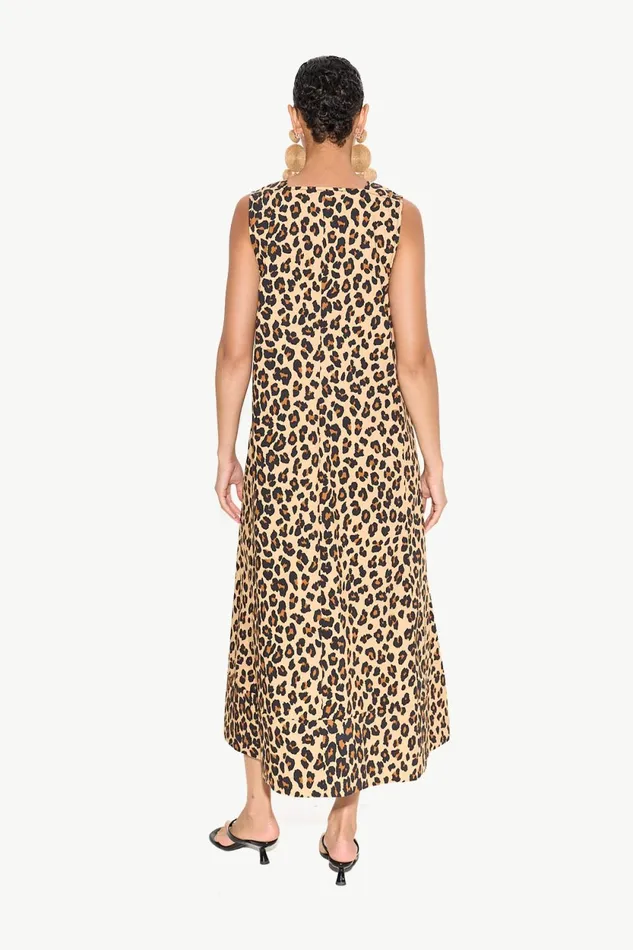 Simon Miller Dresses Mar Poplin Dress In Cheetah Cotton 8211 Women Simon Miller Dresses Mar Poplin Dress In Cheetah Cotton 8211 Women