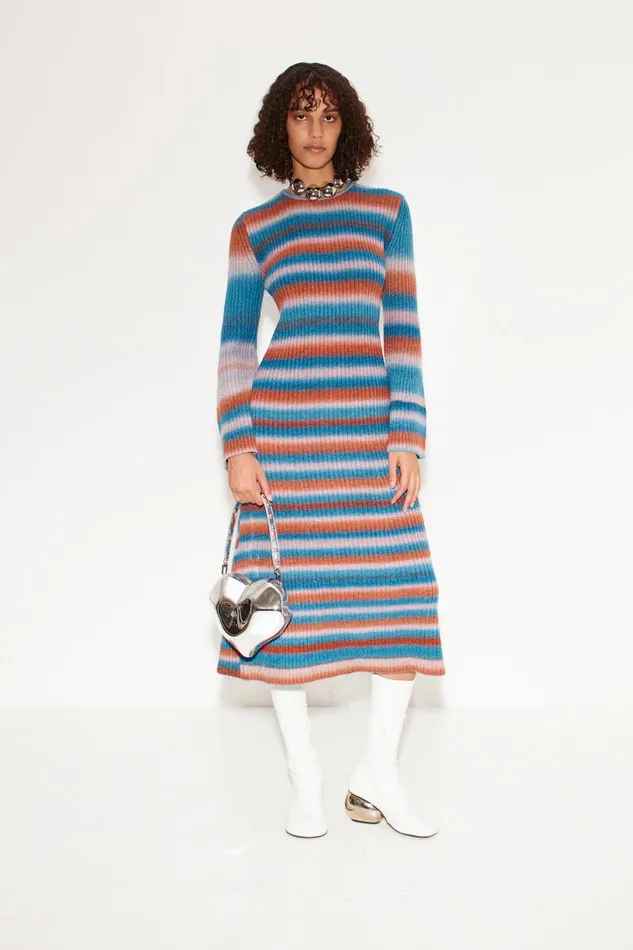 Simon Miller Knitwear Axon Knit Dress In Matisse Blue Multi 8211 Women Simon Miller Knitwear Axon Knit Dress In Matisse Blue Multi 8211 Women