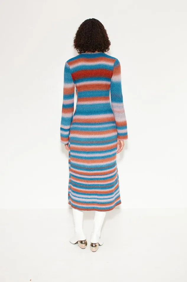 Simon Miller Knitwear Axon Knit Dress In Matisse Blue Multi 8211 Women Simon Miller Knitwear Axon Knit Dress In Matisse Blue Multi 8211 Women