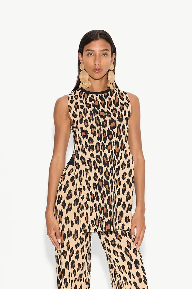 Simon Miller Knitwear Knits By Canoga Top In Cheetah 8211 Women Simon Miller Knitwear Knits By Canoga Top In Cheetah 8211 Women