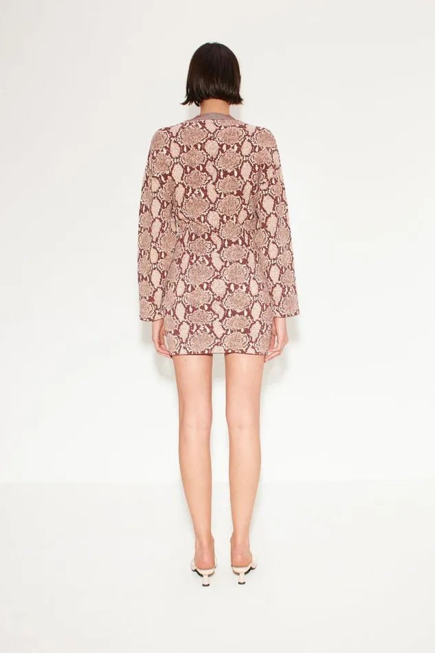 Simon Miller Knitwear Wallis Knit Dress In Snake Print 8211 Women