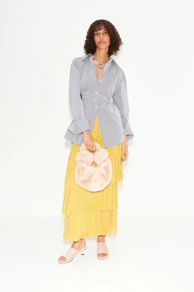 Simon Miller Tops Lolo Poplin Top In Pinstripe Cotton 8211 Women Simon Miller Tops Lolo Poplin Top In Pinstripe Cotton 8211 Women