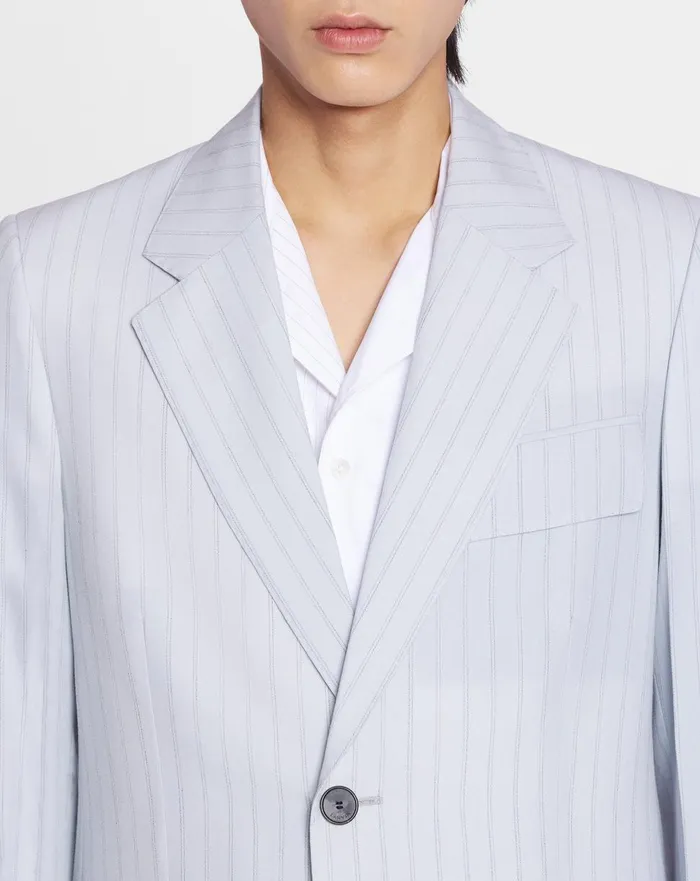 Singlebreasted Suit Jacket Feather Men Lanvin Coats and Jackets