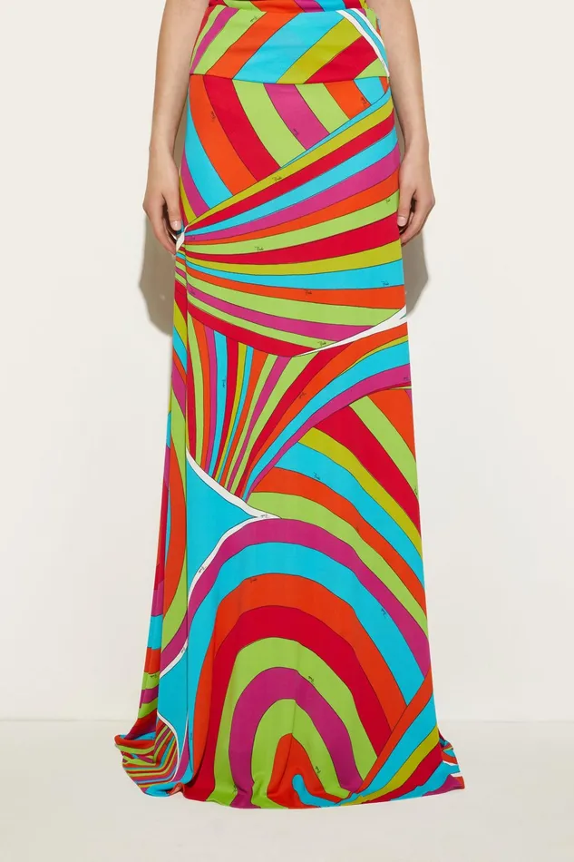 Skirts Women PUCCI IridePrint Long Skirt
