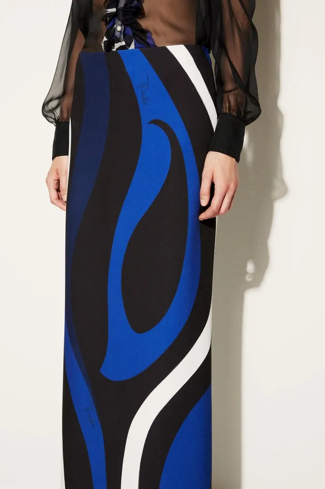 Skirts Women PUCCI MarmoPrint Long Skirt