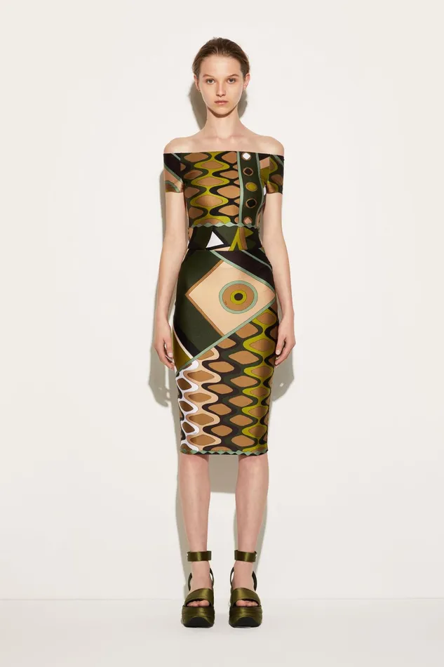 Skirts Women PUCCI VivaraPrint Pencil Skirt