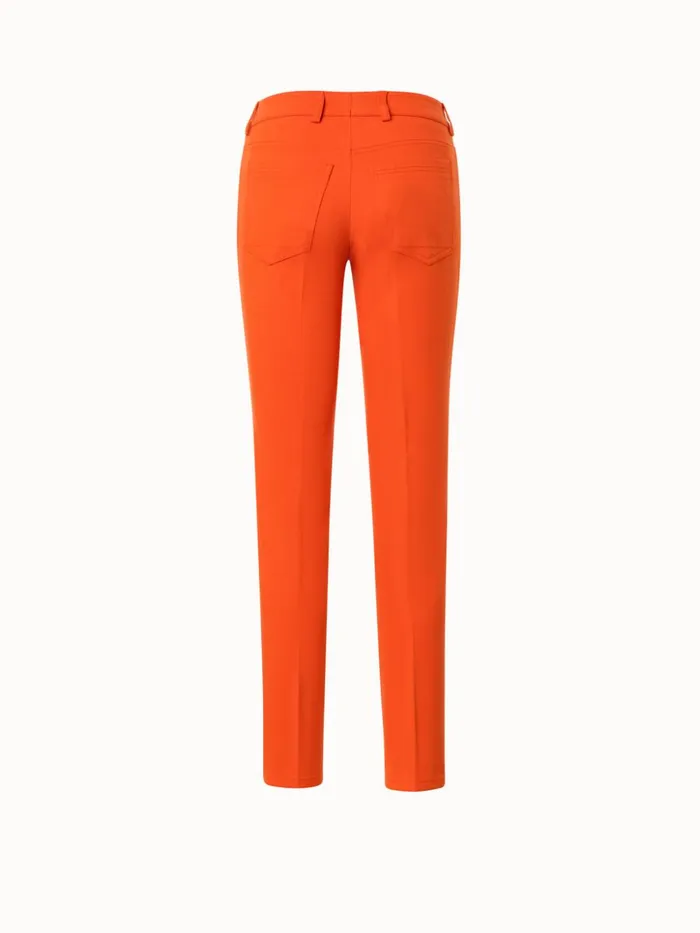 Slim Stretch Denim Pants Coral Women Akris Pants