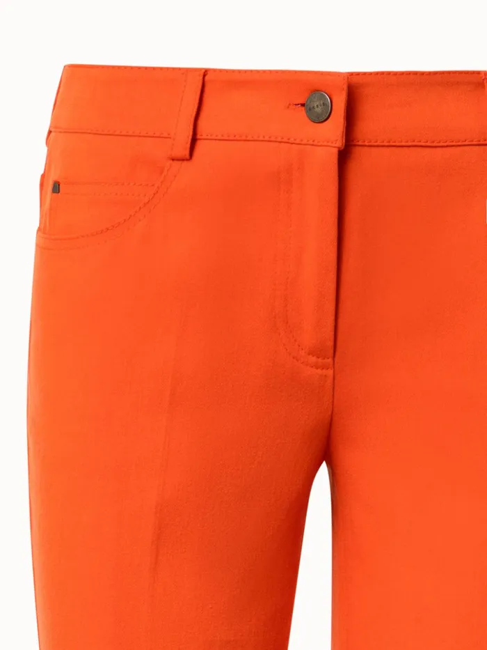 Slim Stretch Denim Pants Coral Women Akris Pants