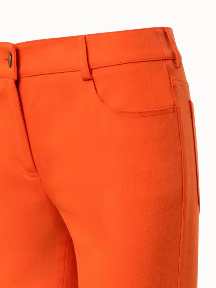 Slim Stretch Denim Pants Coral Women Akris Pants