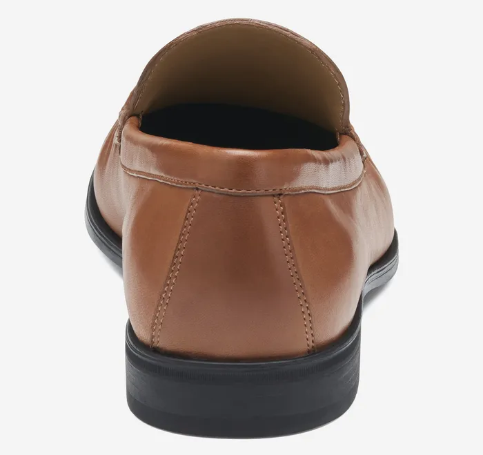 SlipOns and Loafers Johnston and Murphy Men Harrison Venetian Loafer Cognac Glove Leather