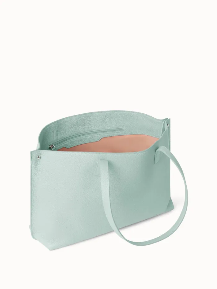 Small Ai Shoulder Bag In Calf Leather Mint Women Akris Shoulder Bags