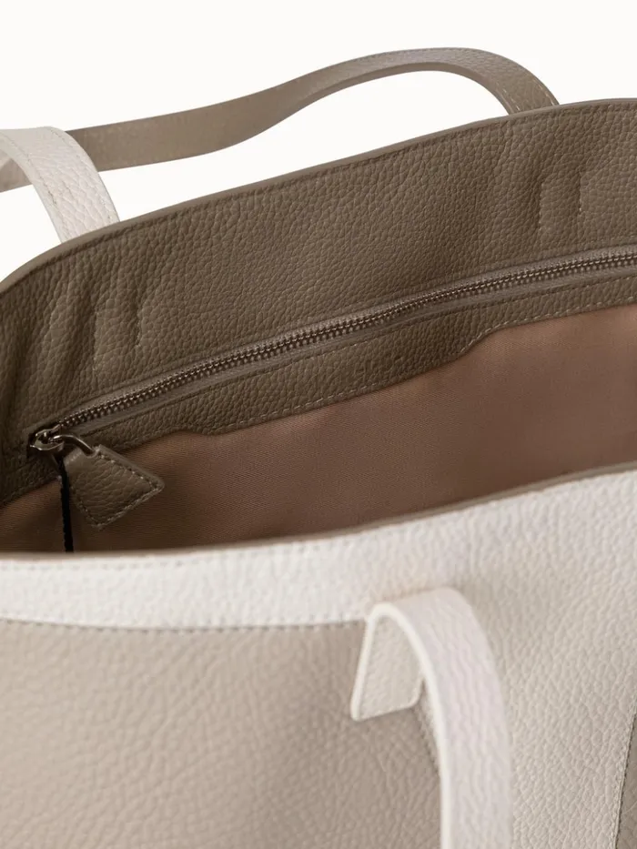 Small Ai Shoulder Bag In Leather Composed Letters Patchwork Light Multicolor Women Akris Shoulder Bags