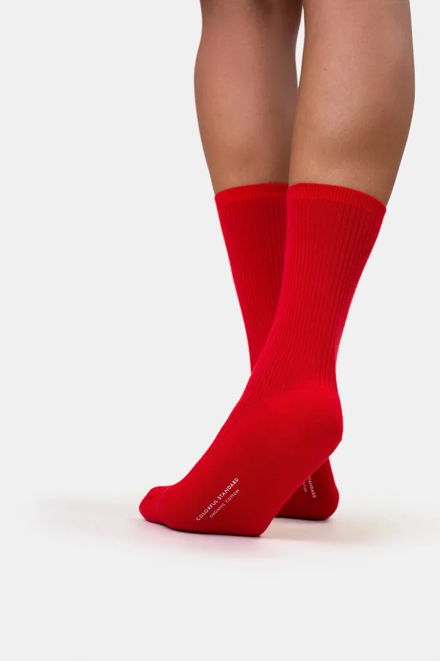 Socks Women Classic Organic Sock 8211 Polar Blue 8211 Colorfulstandard Women