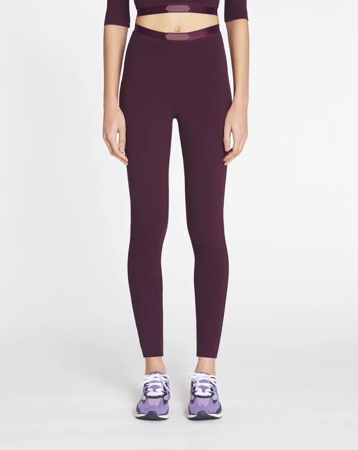 Sportswear Leggings Burgundy Women Lanvin Pants Sportswear Leggings Burgundy Women Lanvin Pants