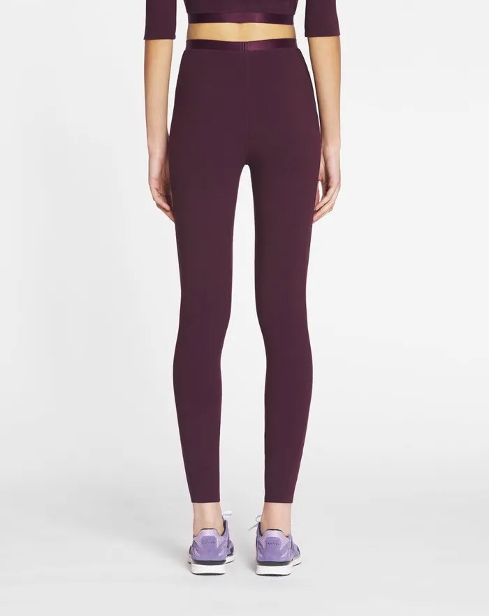 Sportswear Leggings Burgundy Women Lanvin Pants Sportswear Leggings Burgundy Women Lanvin Pants