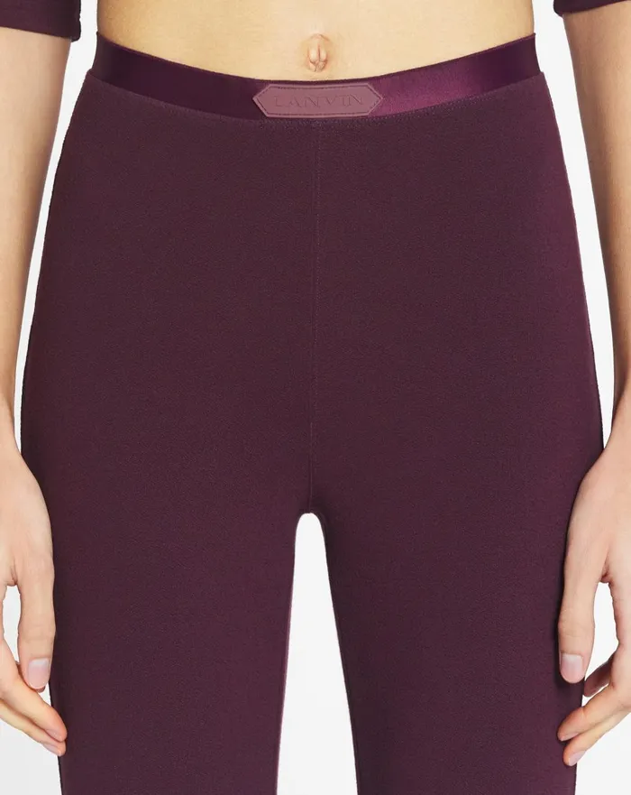 Sportswear Leggings Burgundy Women Lanvin Pants Sportswear Leggings Burgundy Women Lanvin Pants