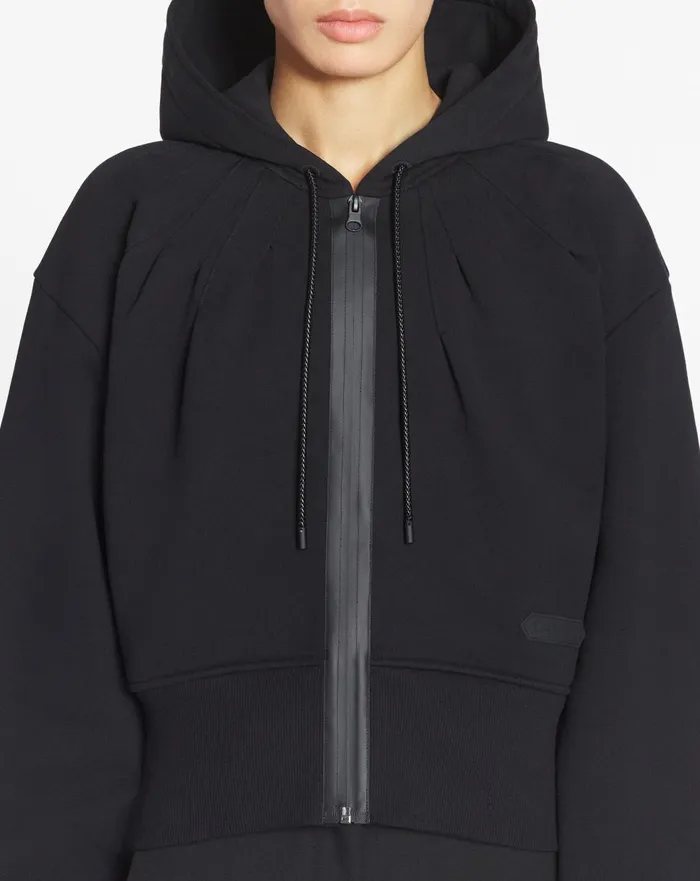 Sportswear Zipped Hoodie Black Women Lanvin TShirts and Sweatshirts Sportswear Zipped Hoodie Black Women Lanvin TShirts and Sweatshirts
