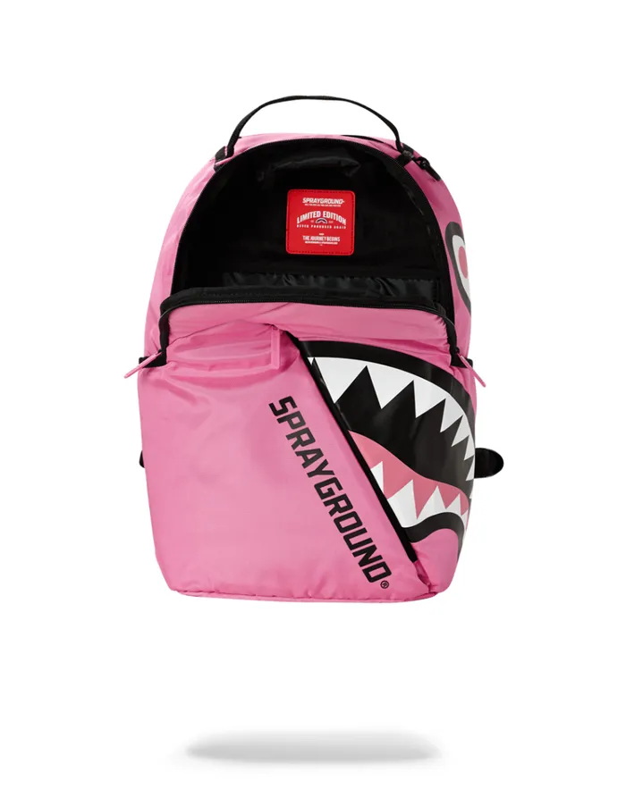 SPRAYGROUND Backpacks ANGLED SHARK PINK 8211 Universal SPRAYGROUND Backpacks ANGLED SHARK PINK 8211 Universal