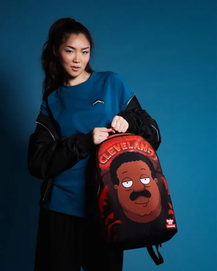 SPRAYGROUND Backpacks CLEVELAND SHARK FAMILY GUY DLXSR BACKPACK 8211 Universal