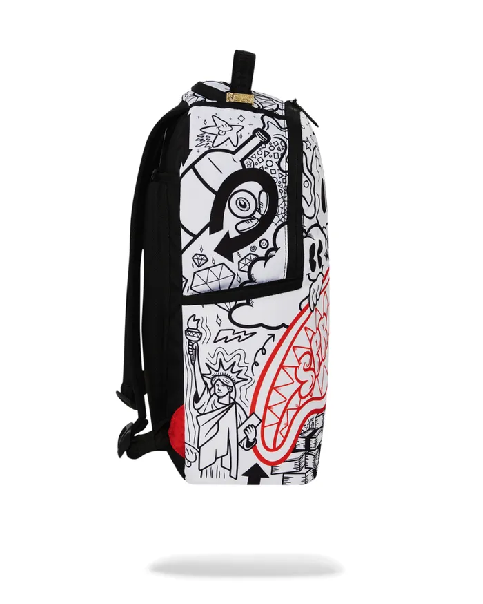 SPRAYGROUND Backpacks DOODLE DAY DREAMS DLXSR BACKPACK 8211 Universal