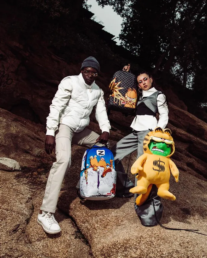 SPRAYGROUND Backpacks GARFIELD PIZZA SHARKBITE BACKPACK DLXV 8211 Universal SPRAYGROUND Backpacks GARFIELD PIZZA SHARKBITE BACKPACK DLXV 8211 Universal