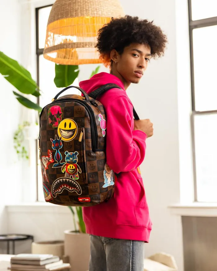 SPRAYGROUND Backpacks GLOBAL MOGUL POPAGANDA RON ENGLISH EDITION BACKPACK 8211 Universal SPRAYGROUND Backpacks GLOBAL MOGUL POPAGANDA RON ENGLISH EDITION BACKPACK 8211 Universal