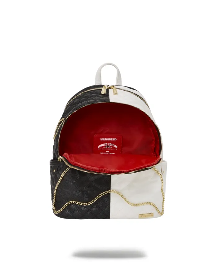 SPRAYGROUND Backpacks LEVELED UP SPLIT QUILT SHARK SAVAGE BACKPACK 8211 Universal SPRAYGROUND Backpacks LEVELED UP SPLIT QUILT SHARK SAVAGE BACKPACK 8211 Universal