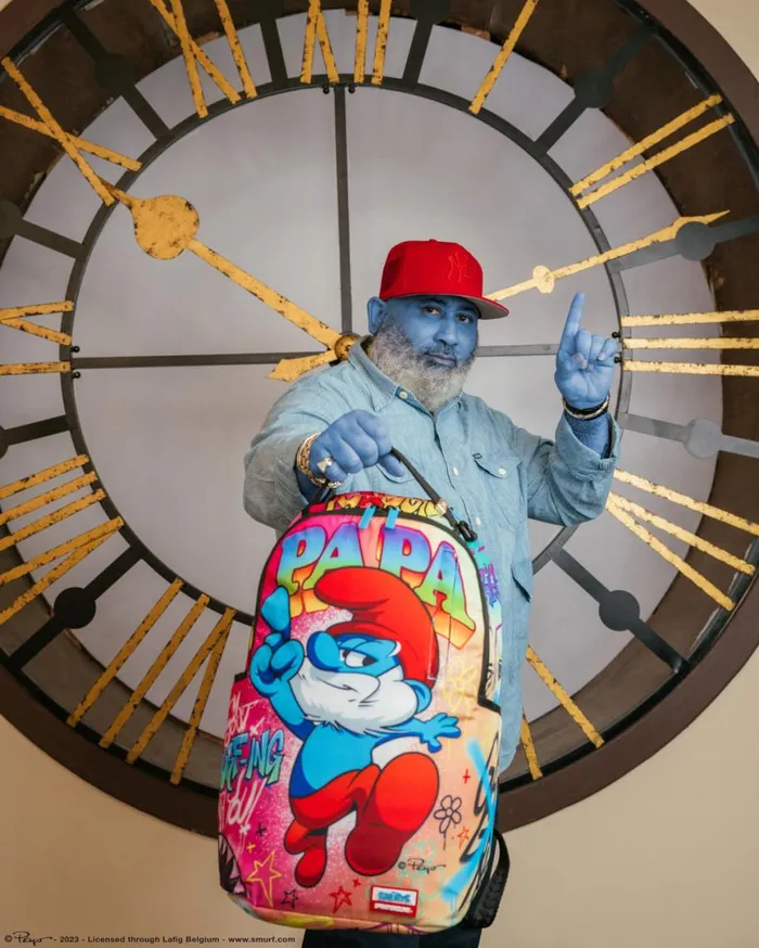 SPRAYGROUND Backpacks PAPA SMURF ON THE RUN BACKPACK 8211 Universal SPRAYGROUND Backpacks PAPA SMURF ON THE RUN BACKPACK 8211 Universal